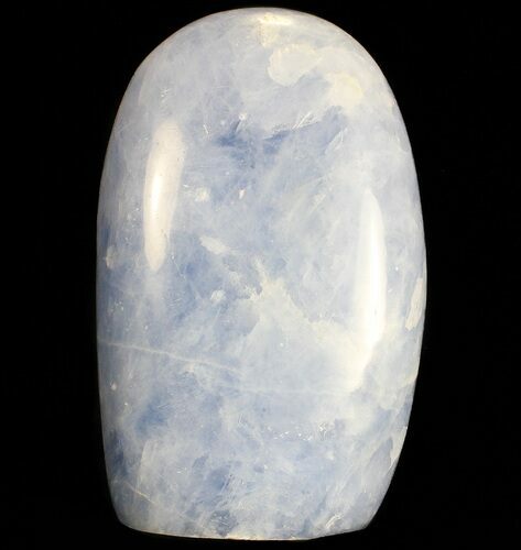 Polished, Blue Calcite Free Form - Madagascar #71468